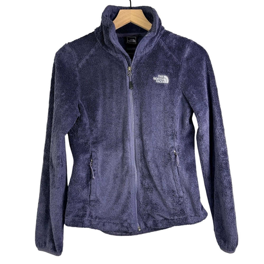 The North Face Osito Fleece Jacket‎ Womens XS Purple Full Zip Soft Plush Raschel - Picture 11 of 12